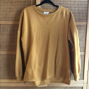 Never worn, mustard sweatshirt